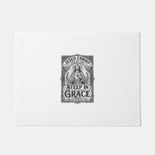 Tapete Camiseta Gráfica Amante do Chá Jesus Cristão