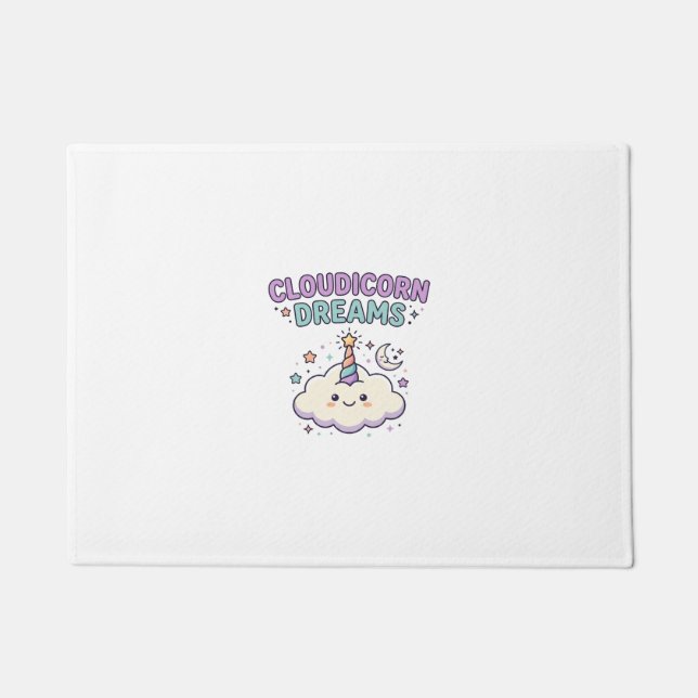 Tapete Camiseta Gráfica da Moda Sonhos de Cloudicorn Unic (Frente)