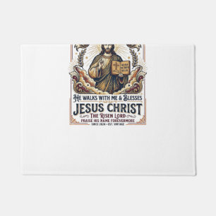 Tapete Camiseta Jesus Surfando Fé Inspiradora