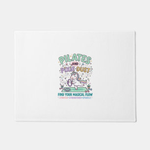 Tapete Camiseta T Pilates de Unicórnio e Poeira de Pixie 