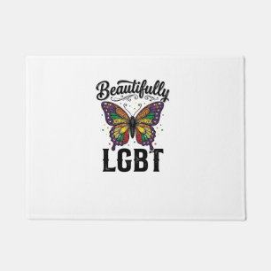 Tapete Camiseta Vintage Orgulho Borboleta LGBT Lindamente