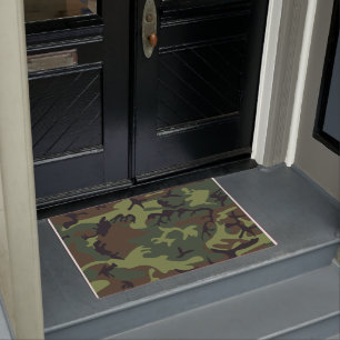Tapete Camo Militar Floresta Verde