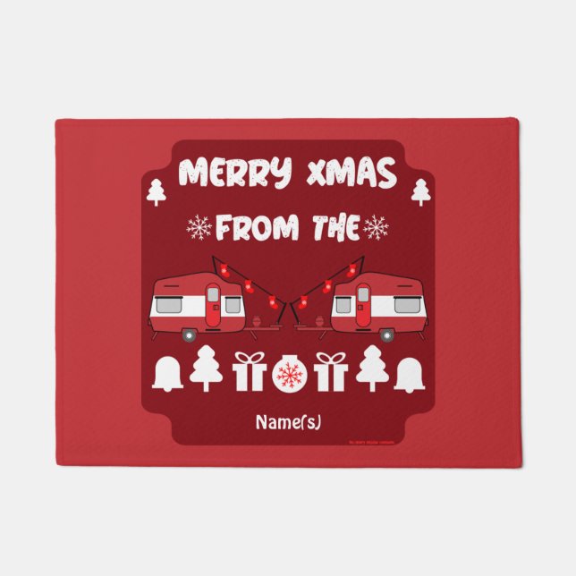 Tapete Campanha Feliz de Natal Caravan (Frente)