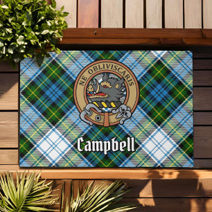 Tapete Campbell Crest over Dress Tartan
