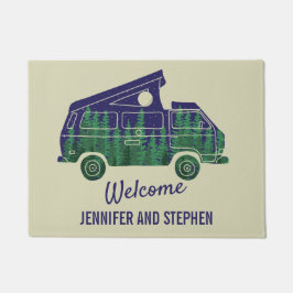 Tapete Camper Van com Pop de tenda personalizada