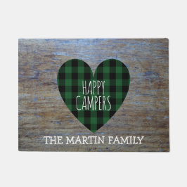 Tapete Campistas felizes rústicos do costume | do coração