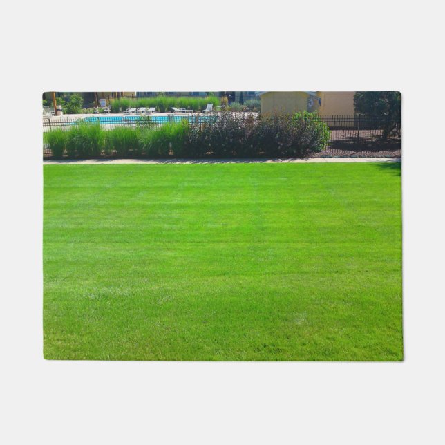 Tapete Campo de porta de grama (Frente)