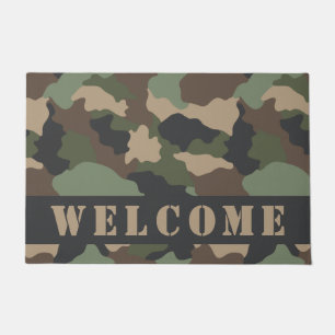 Tapete Camuflagem Woodland Khaki Tan Black Bem-vindo