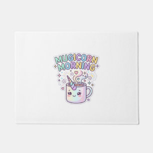 Tapete Caneca Unicórnio Manhã Desenho Gráfico Zazzle Des