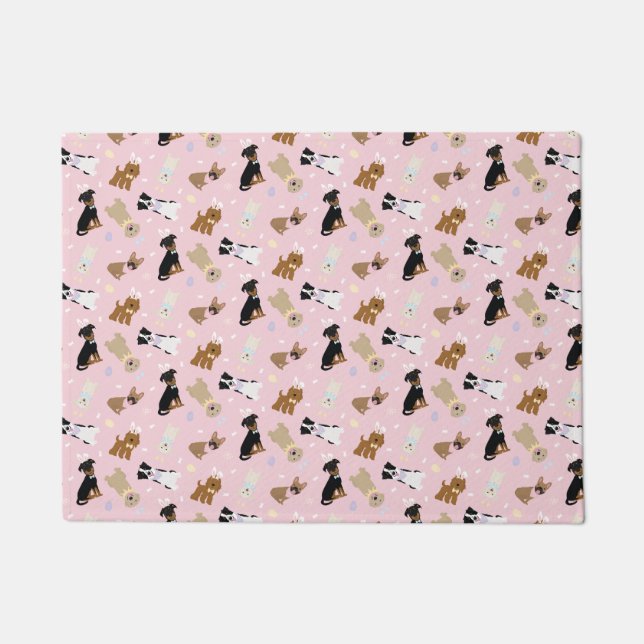 Tapete Caninos felzs pascoa (Frente)