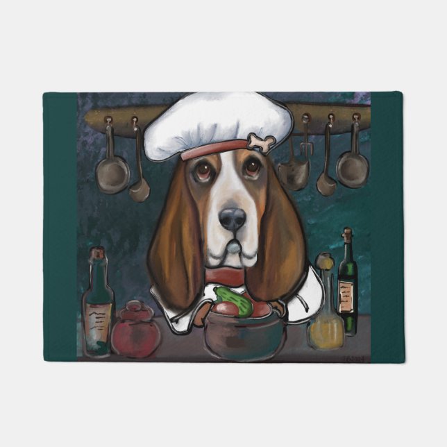 TAPETE CÃO BASSET (Frente)