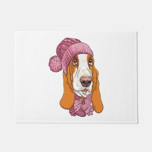 Tapete cão Basset Hound Raça de malha
