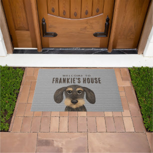 Tapete Cão de Dachshund  Personalizado Teckel Cute