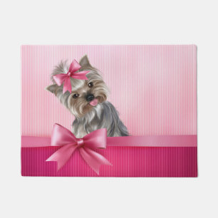 Tapete Cão de filhote de cachorro cor-de-rosa da princes