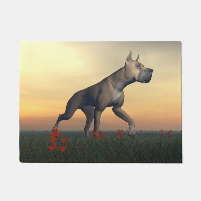 Tapete Cão de great dane (Frente)