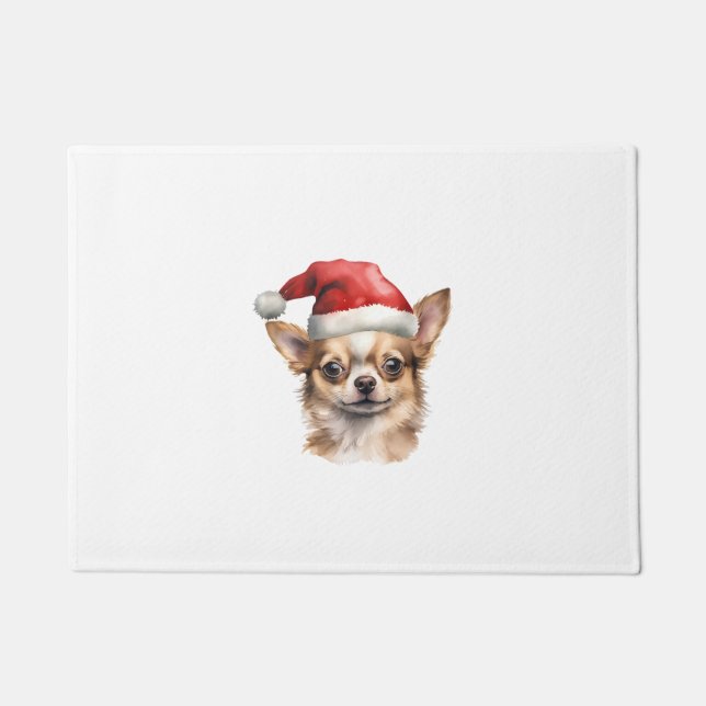 Tapete Cão de Natal Chihuahua (Frente)