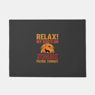Tapete Cão de Patrulha Zumbi Halloween
