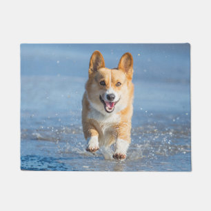 Tapete Cão do Corgi de Galês do Pembroke que funciona n