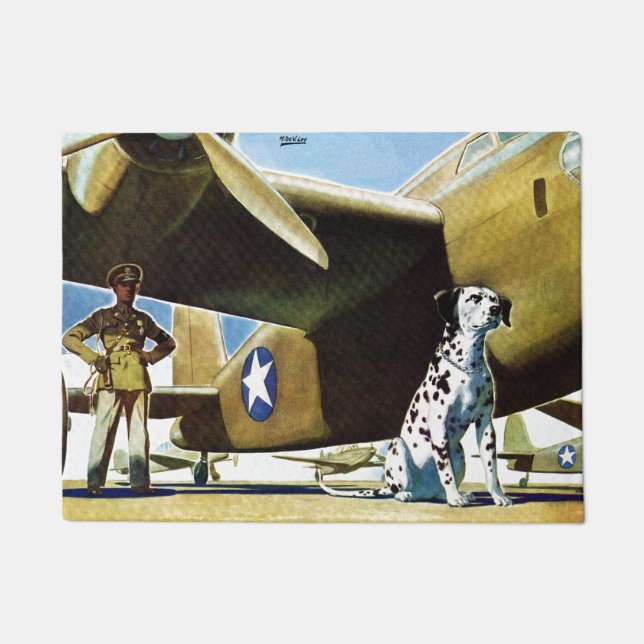 Tapete Cão do Exército (Frente)