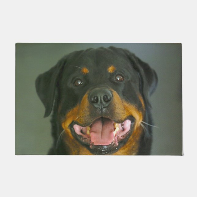 Tapete Cão Rottweiler. (Frente)