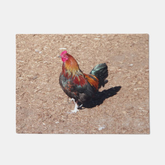 Tapete Capacho Galo de Ouro Cockerel