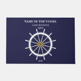 Tapete Capitão da Roda do Navio e Matriz da Porta do Navi