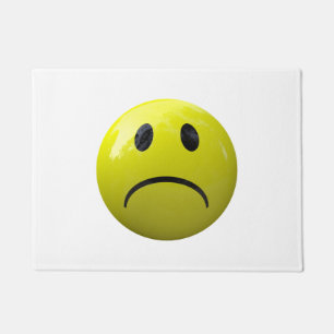 Tapete cara infeliz emoji door mat doormat