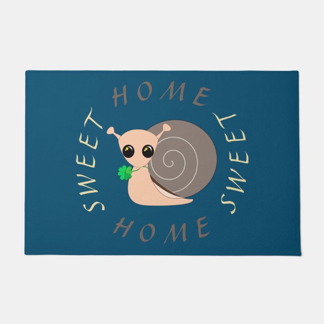 Tapete Caracol Sortudo - Home Sweet Home (Frente)
