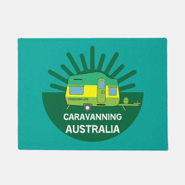 Tapete Caravanning australiano | Aussie Caravaner | Campo (Frente)