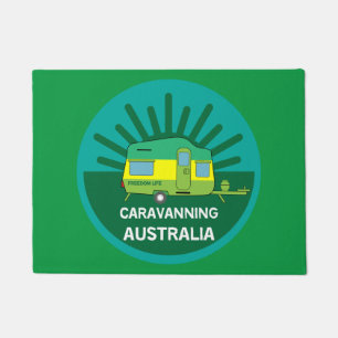 Tapete Caravanning australiano Aussie Caravaner Campo