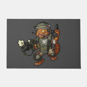 Tapete Caricatura Média de Armas de Gengibre Gengibre Gen