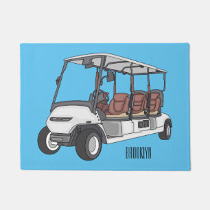Tapete Carrinho de golfe / desenho animado de buggy de go
