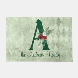 Tapete Carta ilustrada de flores de inverno personalizada