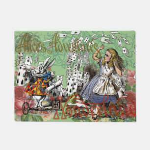 Tapete cartas de aventura de alice no país das maravilhas