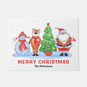 Tapete Cartografia de Papais noeis de Feliz Natal Persona