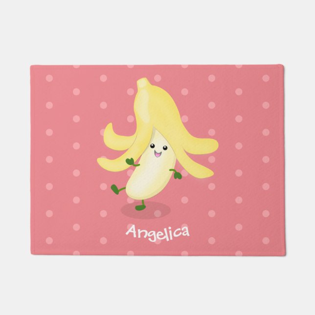 Tapete Cartoon de banana kawaii (Frente)