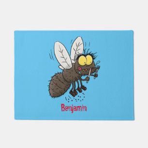 Tapete Cartoon de insetos com mosca espinhenta