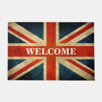 Casa bem-vinda de Union Jack da bandeira BRITÂNICA
