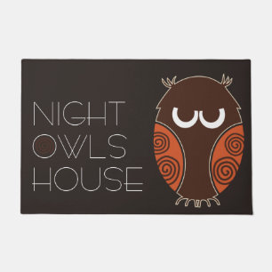 Tapete Casa das corujas de noite
