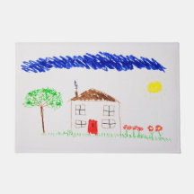 Casa de desenho de uma porta