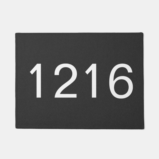 Tapete Casa de Números de Endereços (Frente)