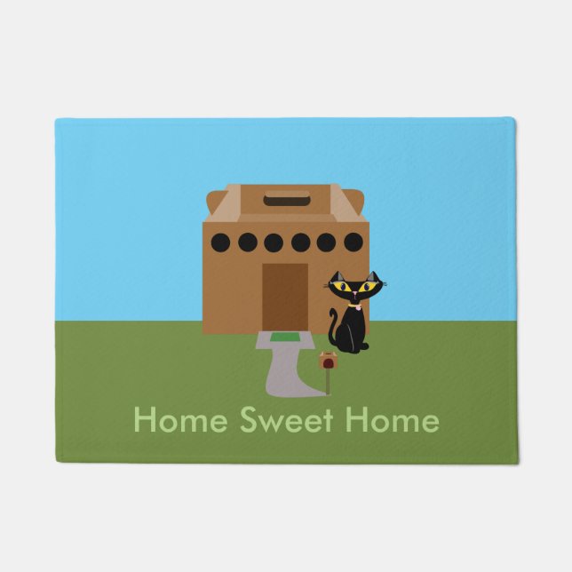 Tapete Casa Divertida para Gatos (Frente)