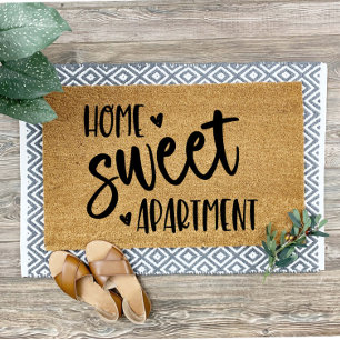 Tapete Casa Doce Apartamento Bem-Vindo Mat Doormat