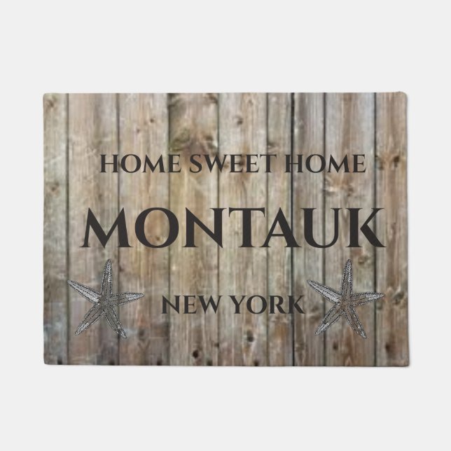 Tapete Casa Doce Montauk NY Doormat (Frente)