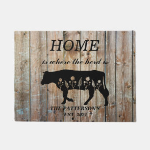 Tapete Casa Personalizada É Onde O Herd Está