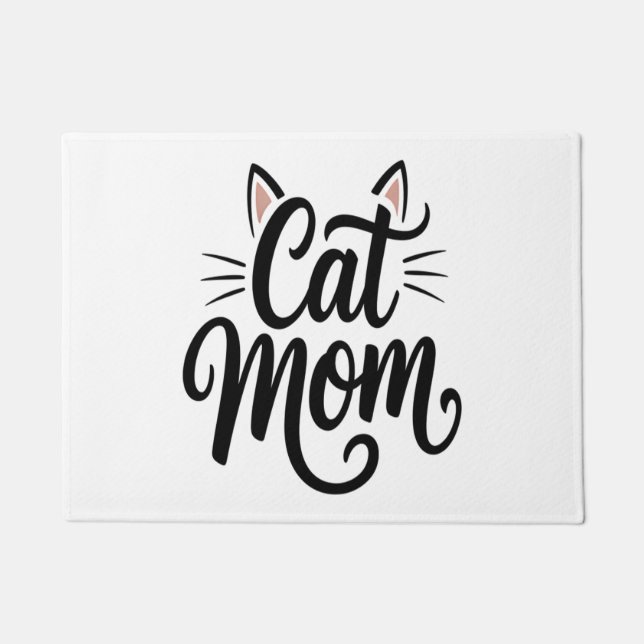 Tapete Cat Mãe Sussurros e Orelhas (Frente)