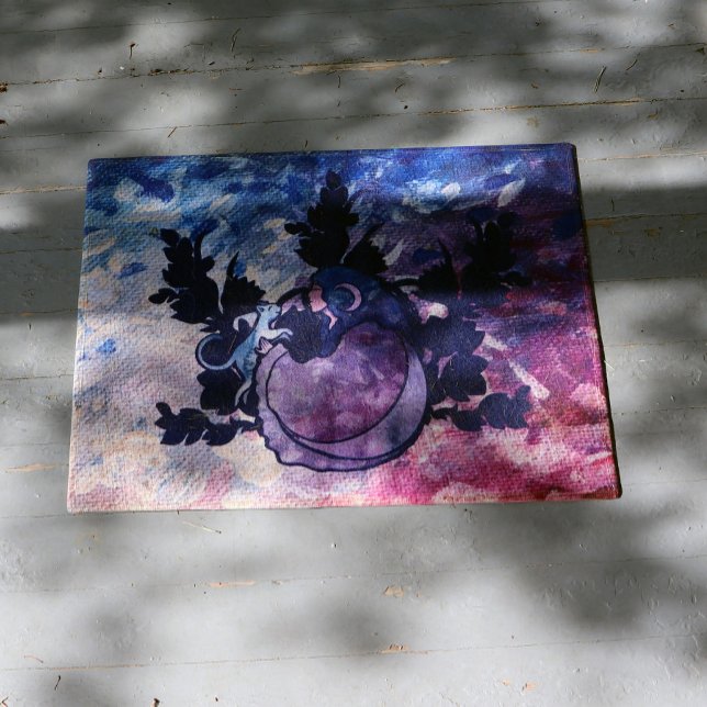 Tapete Cat Witch Moon Goddese Wiccan Cat Person (Criador carregado)