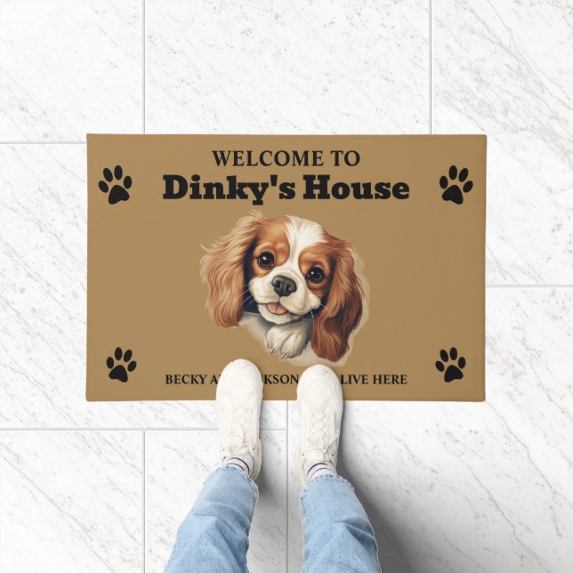 Tapete Cavalier King Charles Spaniel Fofo (Interior)
