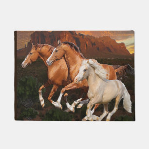 Tapete cavalos selvagens do Arizona