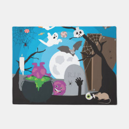 Tapete Cena do Monstro das Halloween